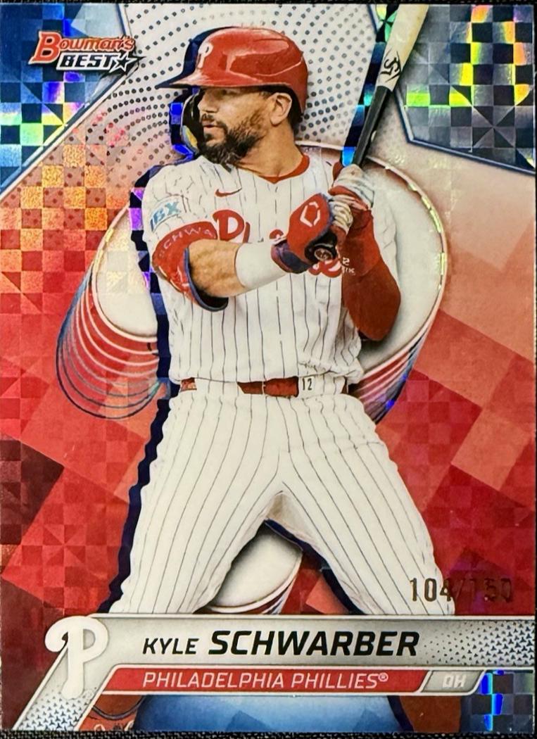 Kyle Schwarber [Blue X-Fractor] #56