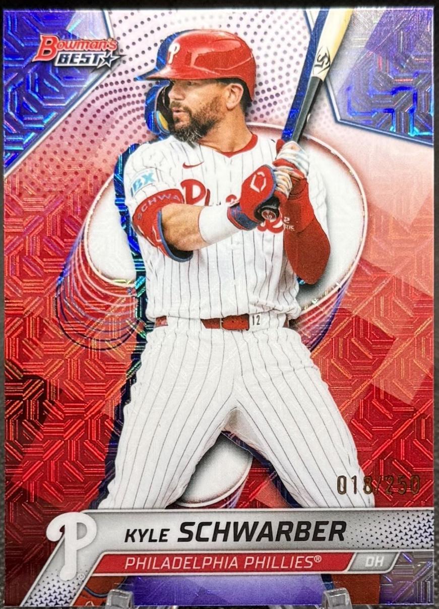 Kyle Schwarber [Purple Mojo Refractor] #56