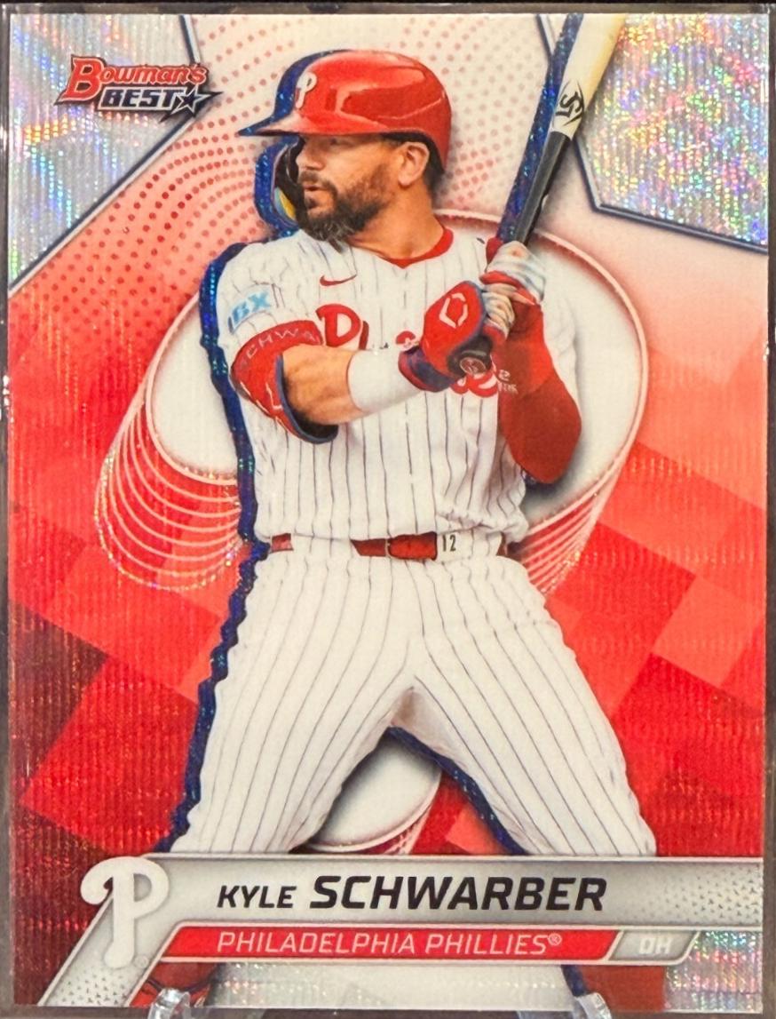 Kyle Schwarber [Wave Refractor] #56