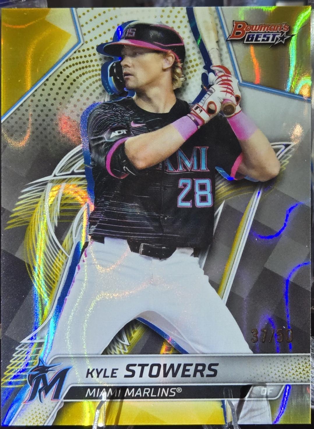 Kyle Stowers [Gold Lava Refractor] #9