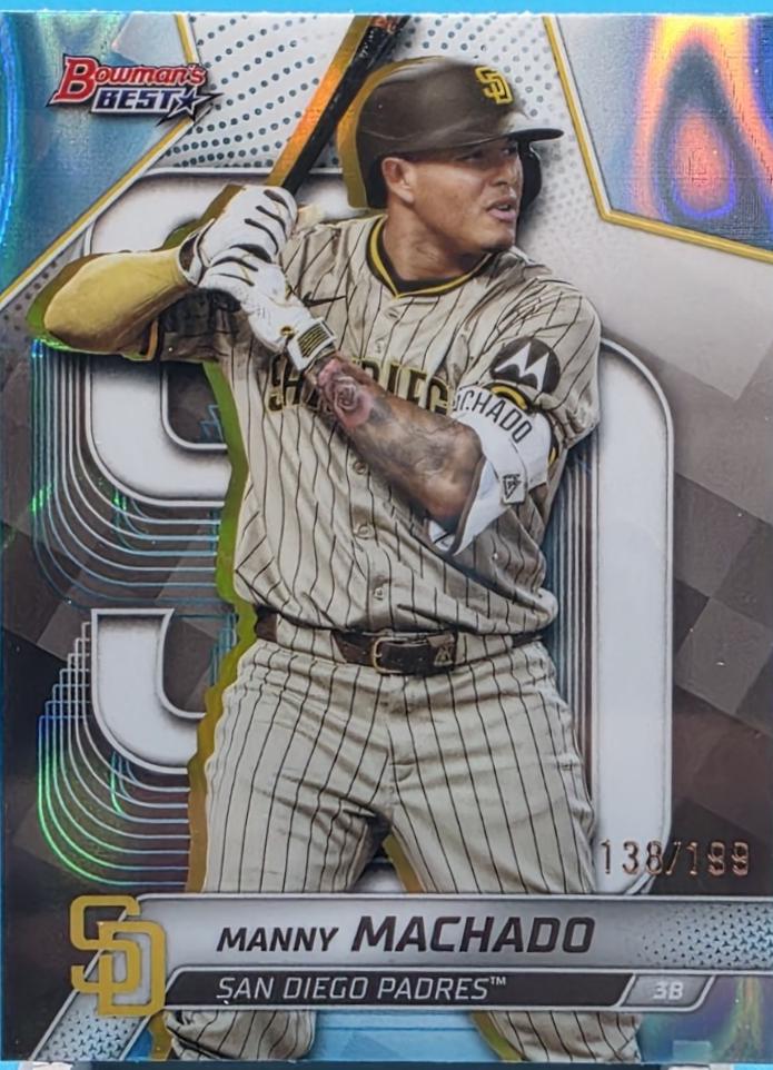 Manny Machado [Aqua Refractor] #6