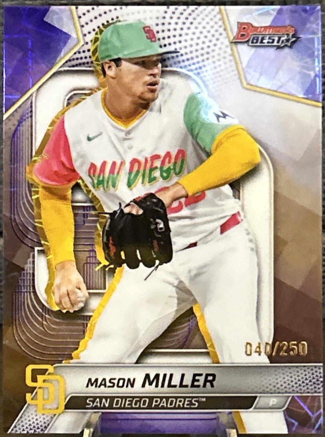 Mason Miller [Purple Lazer Refractor] #19