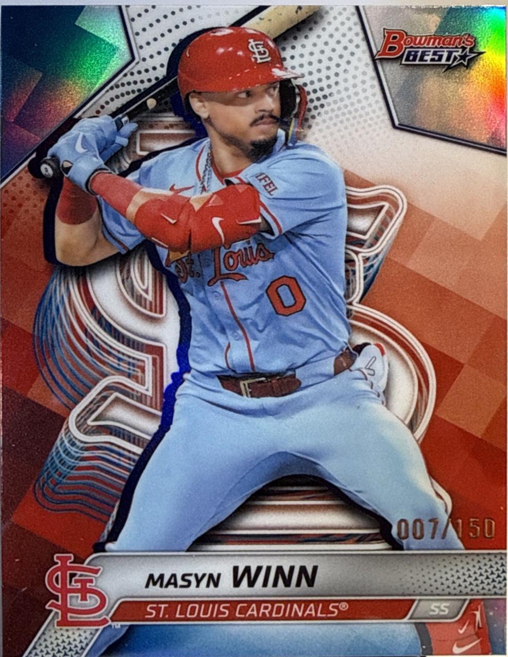 Masyn Winn [Blue Refractor] #44
