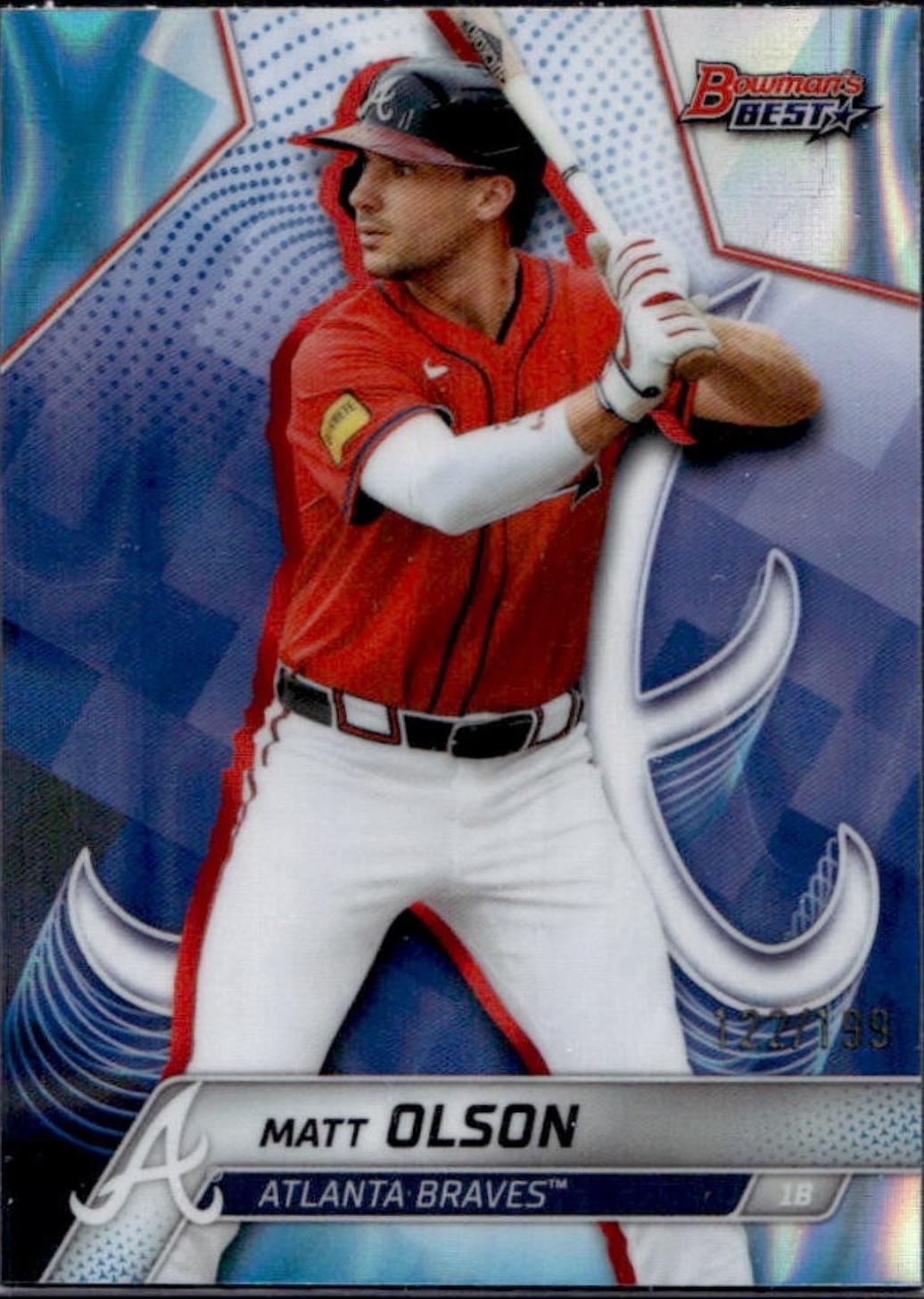 Matt Olson [Aqua Lava Refractor] #20