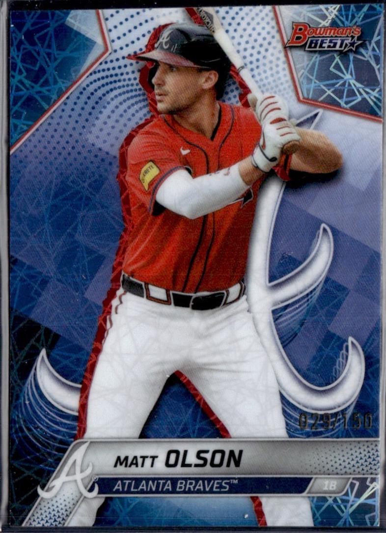 Matt Olson [Blue Lazer Refractor] #20