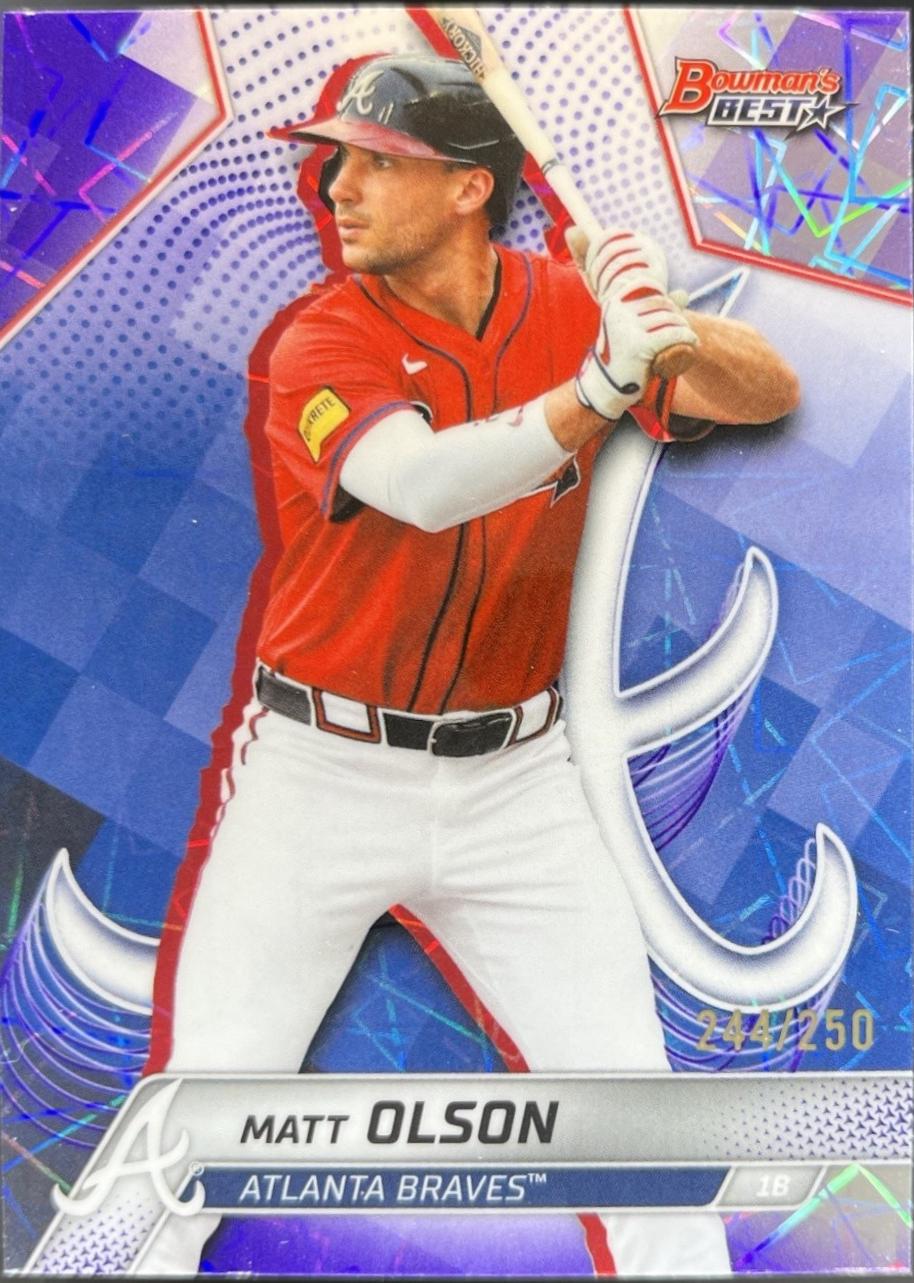 Matt Olson [Purple Lazer Refractor] #20