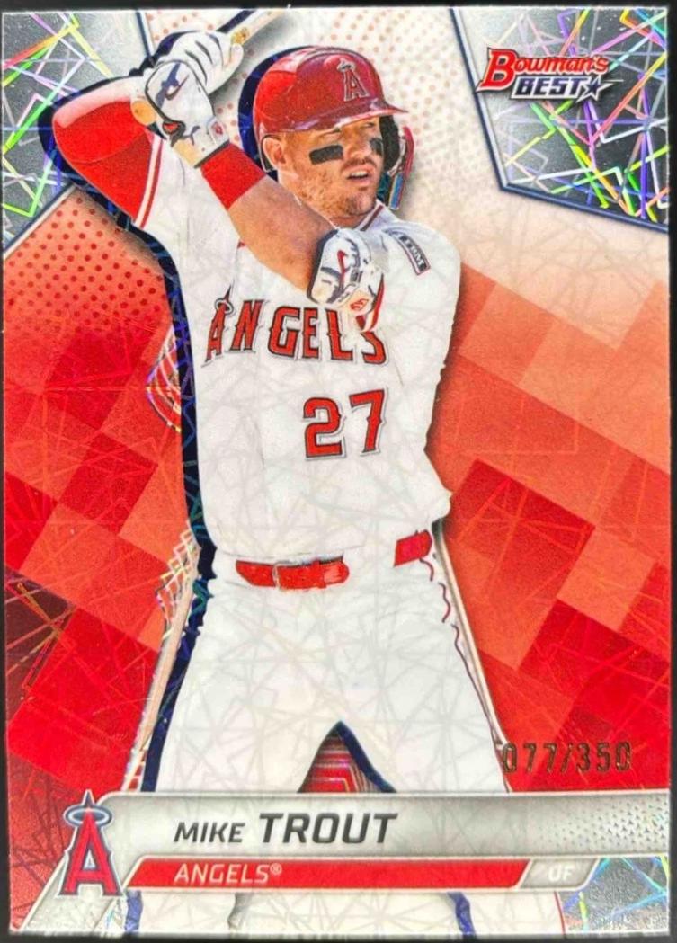 Mike Trout [Lazer Refractor] #26