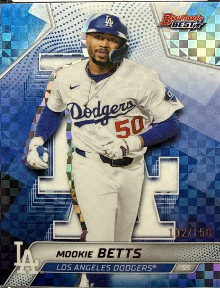 Mookie Betts [Blue X-Fractor] #64