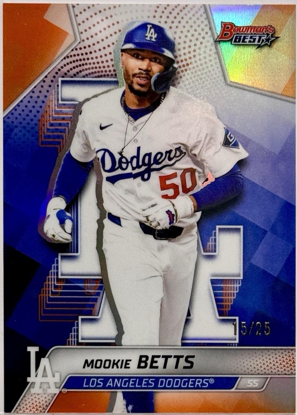 Mookie Betts [Orange Refractor] #64