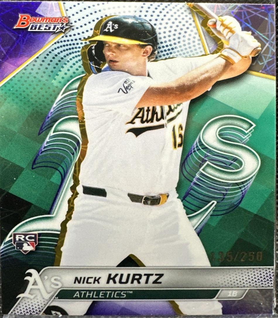 Nick Kurtz [Purple Lazer Refractor] #42