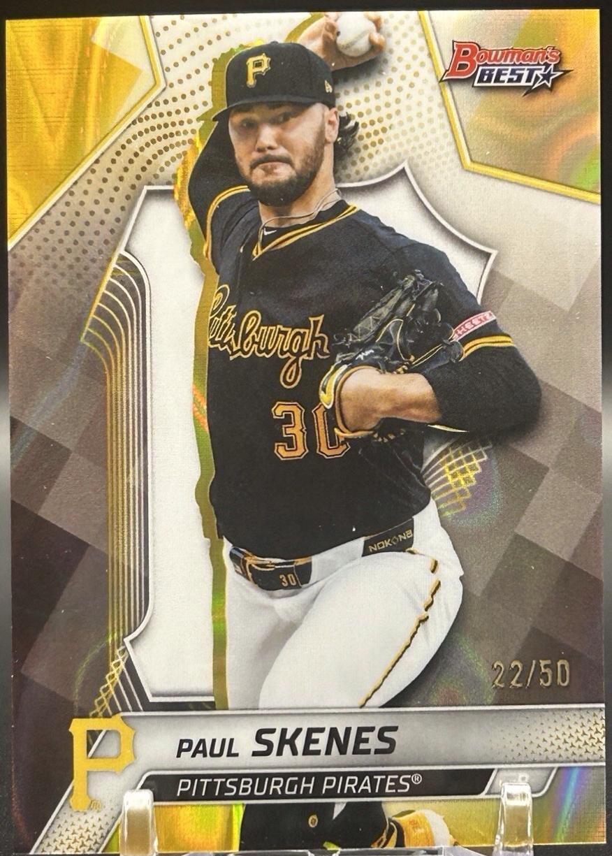 Paul Skenes [Gold Lava Refractor] #40