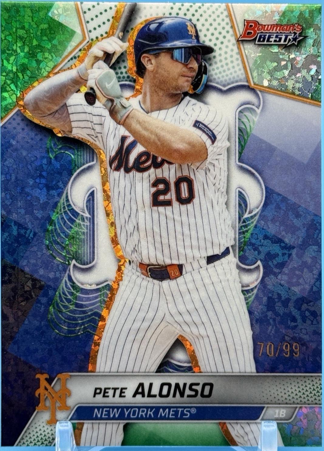 Pete Alonso [Green Mini-Diamond Refractor] #51