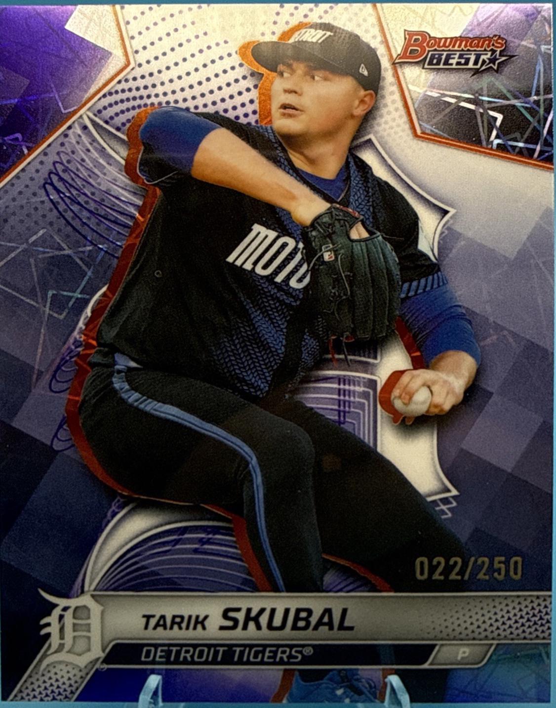 Tarik Skubal [Purple Lazer Refractor] #12