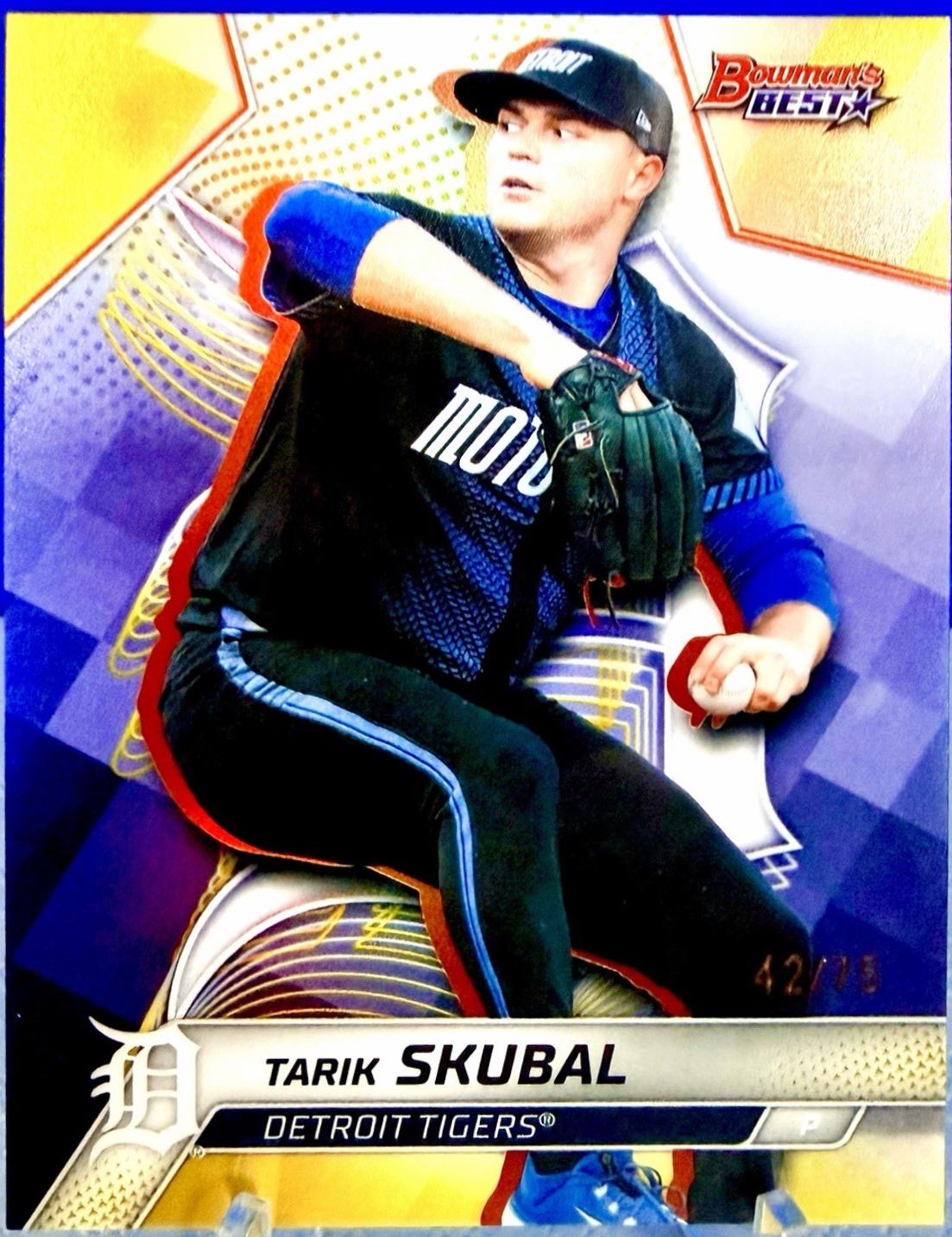 Tarik Skubal [Yellow Refractor] #12