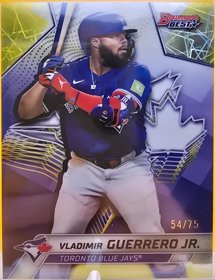 Vladimir Guerrero Jr. [Yellow Lazer Refractor] #22