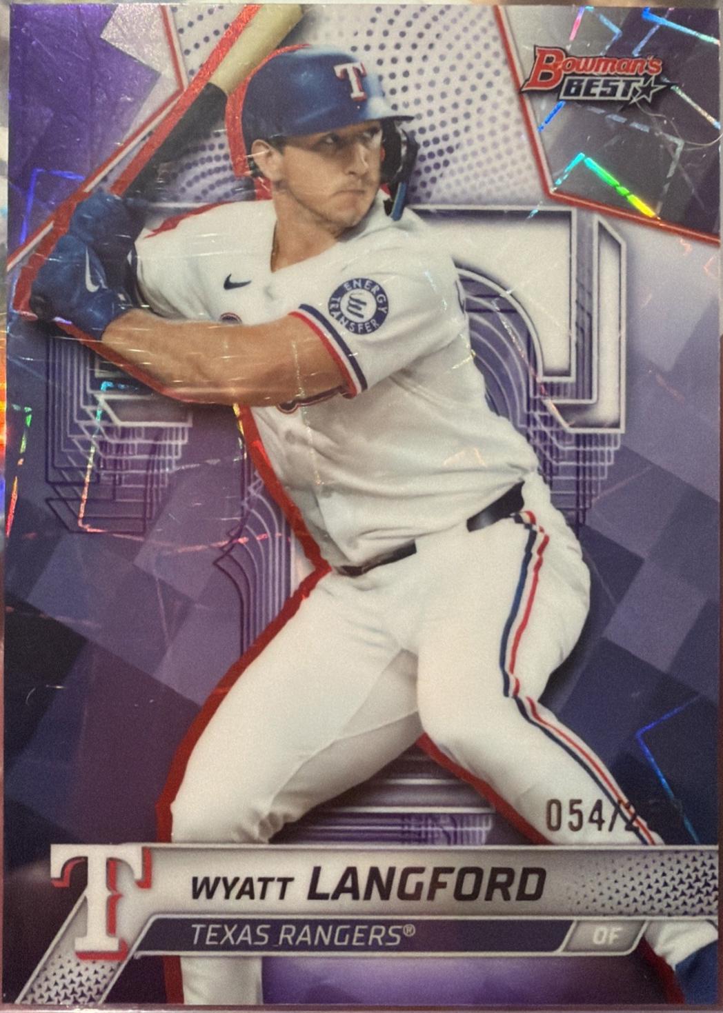 Wyatt Langford [Purple Mojo Refractor] #63