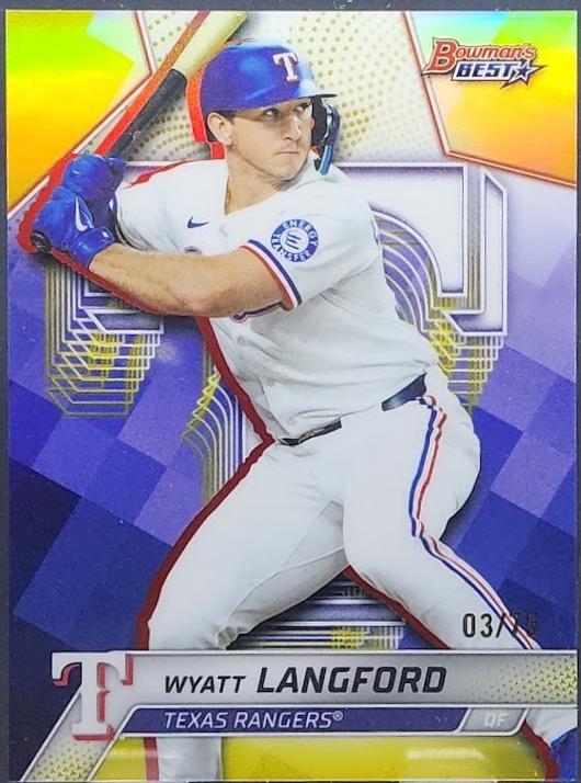 Wyatt Langford [Yellow Refractor] #63