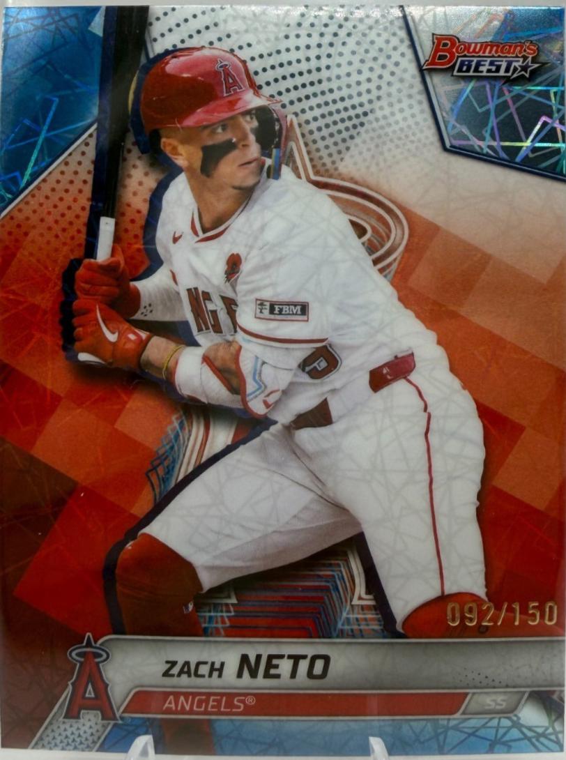 Zach Neto [Blue Lazer Refractor] #47