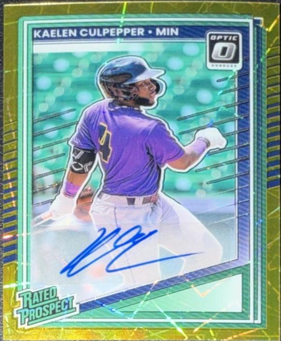 Kaelen Culpepper [Gold Optic Signature] #120