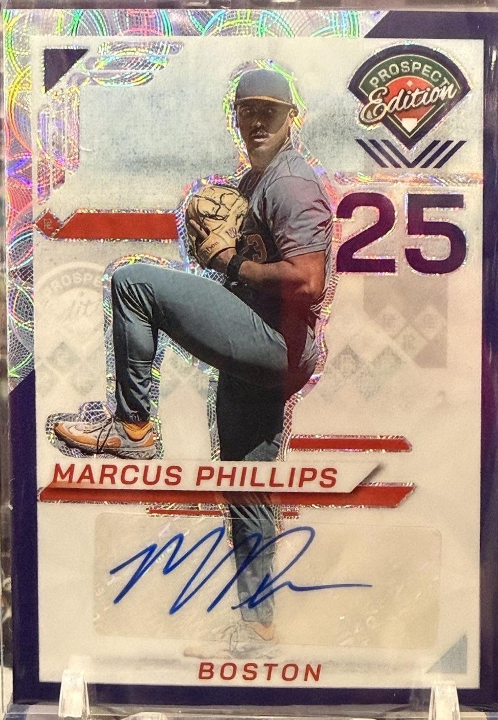 Marcus Phillips [Purple Scope Holo Ticket Signature] #100