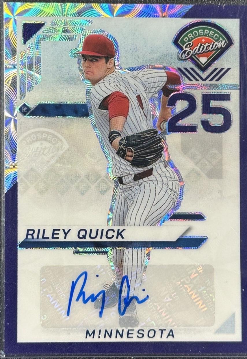 Riley Quick [Purple Scope Holo Ticket Signature] #38