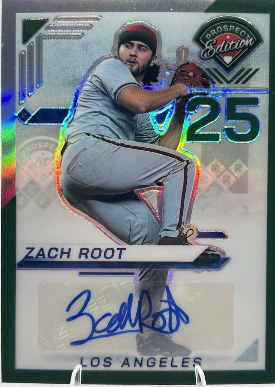 Zach Root [Green Holo Ticket Signature] #199