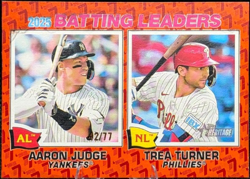 Aaron Judge / Trea Turner [Color Of The Year Orange] #1