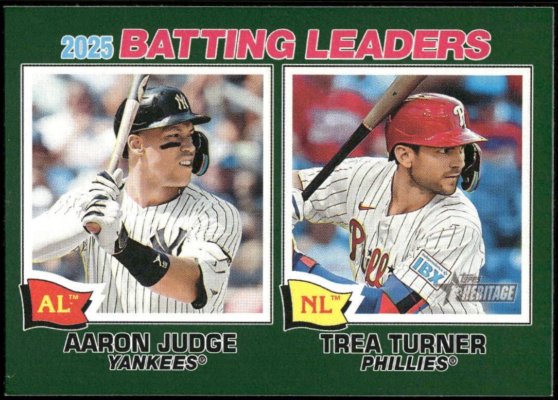 Aaron Judge / Trea Turner [Dark Green Bordered] #1