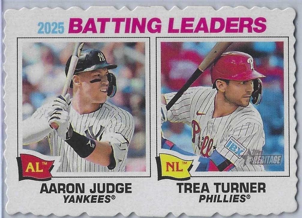 Aaron Judge / Trea Turner [Deckle Edge] #1