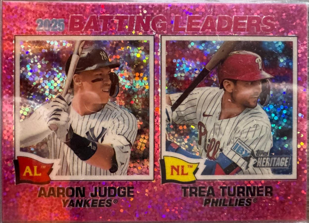Aaron Judge / Trea Turner [Pink Sparkle Chrome] #1