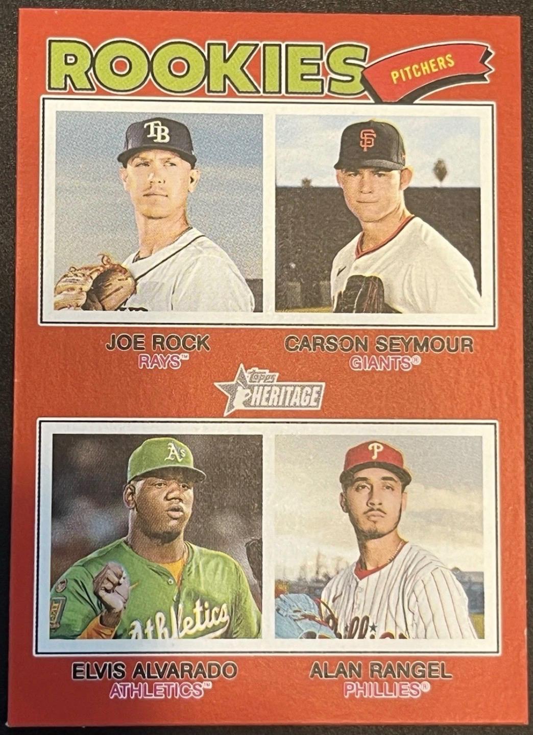 Alan Rangel / Elvis Alvarado / Carson Seymour / Joe Rock [Red Bordered] #389
