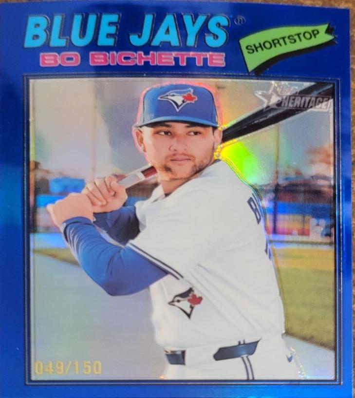 Bo Bichette [Blue Bordered Chrome] #122