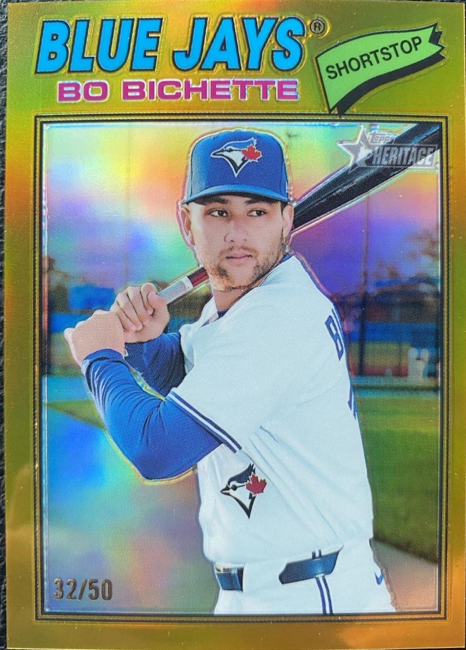 Bo Bichette [Gold Bordered Chrome] #122