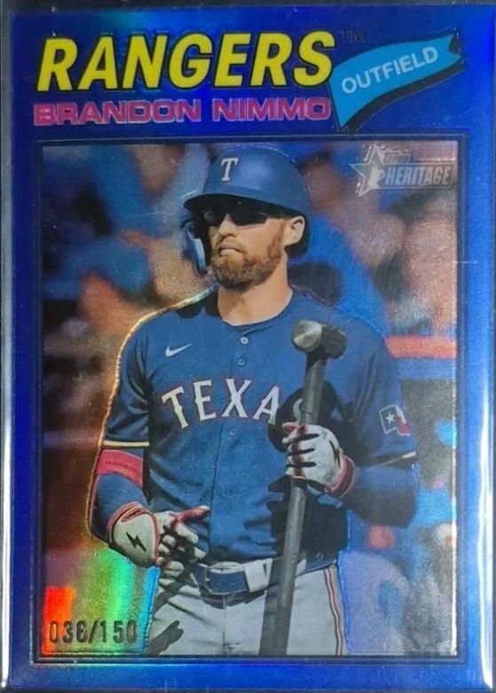 Brandon Nimmo [Blue Bordered Chrome] #119