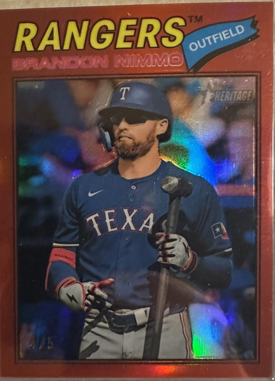 Brandon Nimmo [Red Bordered Chrome] #119