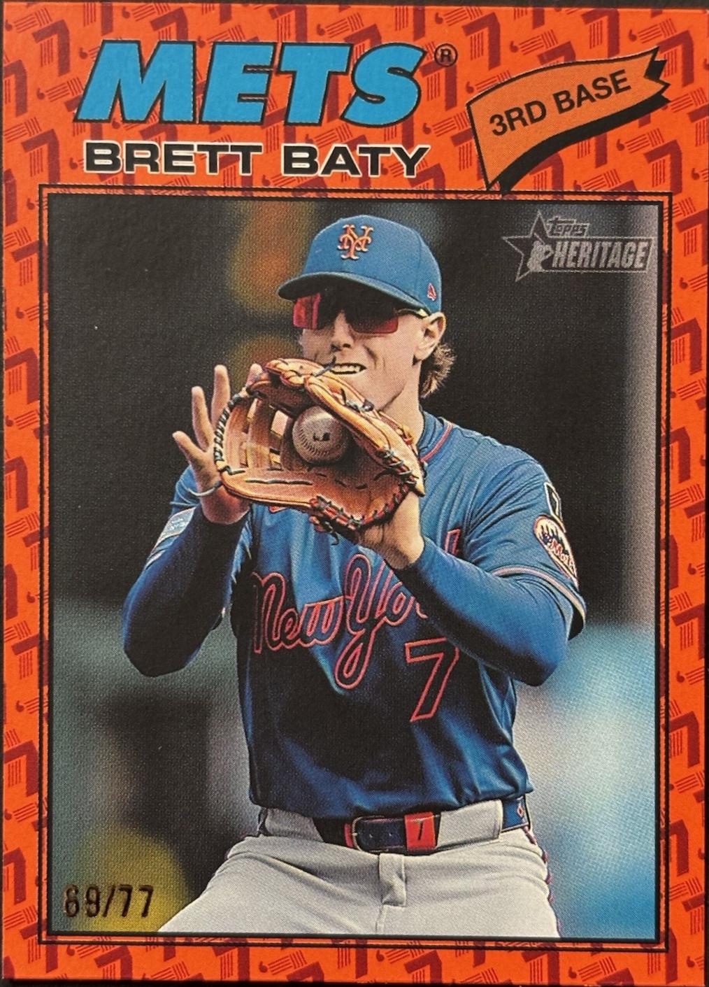 Brett Baty [Color Of The Year Orange] #19