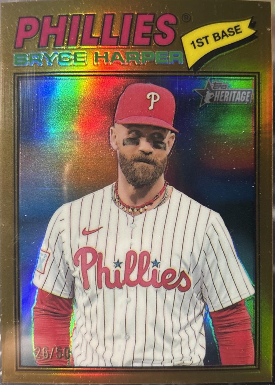 Bryce Harper [Gold Bordered Chrome] #72