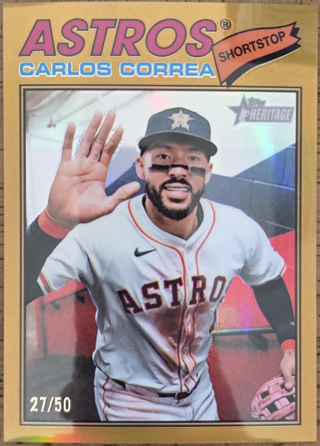 Carlos Correa [Gold Bordered Chrome] #154