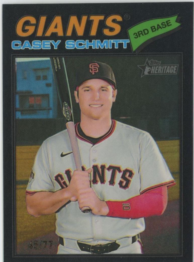 Casey Schmitt [Black Bordered Chrome] #27