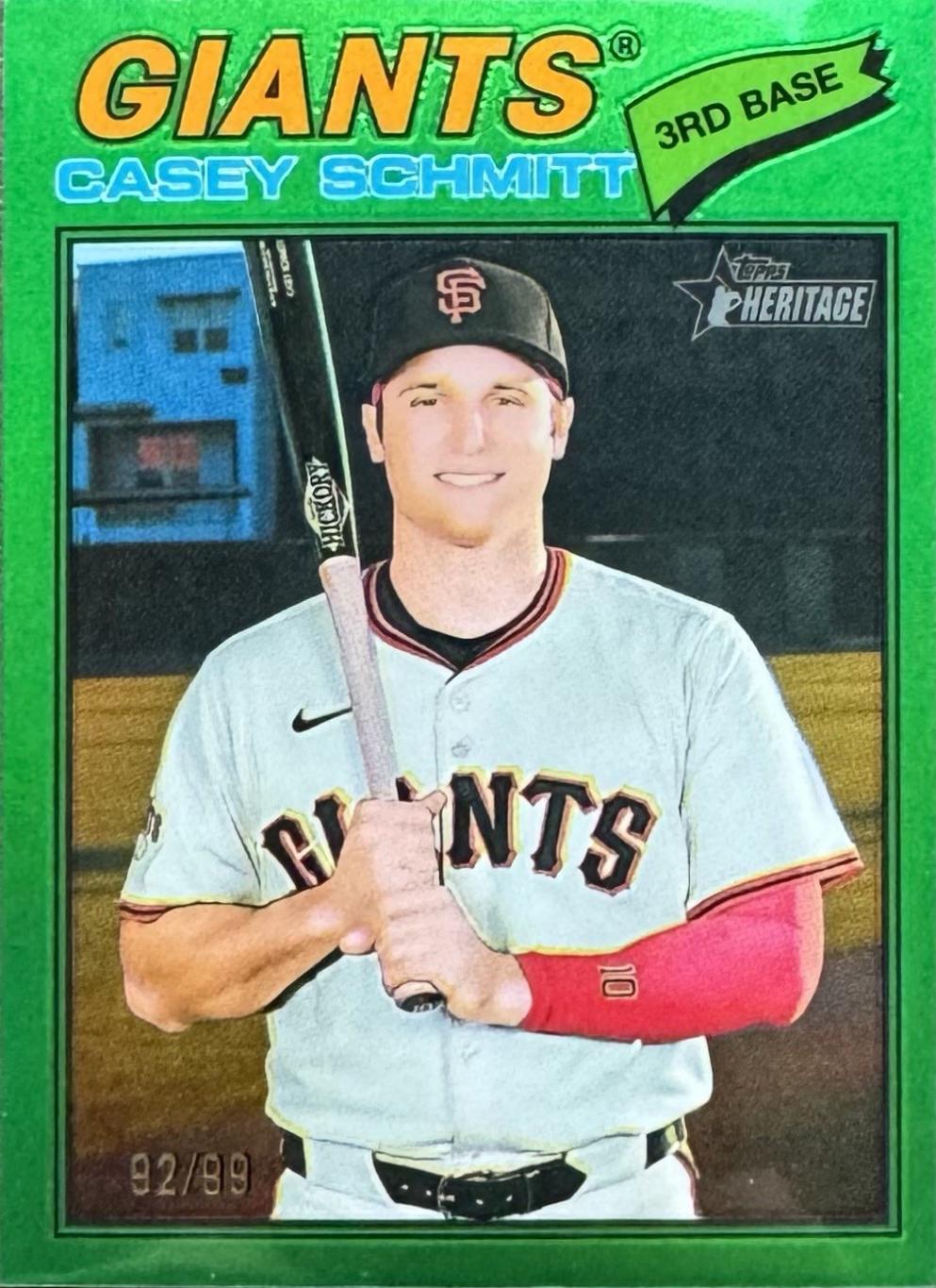 Casey Schmitt [Green Bordered Chrome] #27
