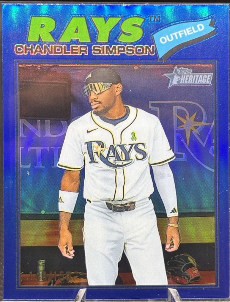 Chandler Simpson [Blue Bordered Chrome] #58