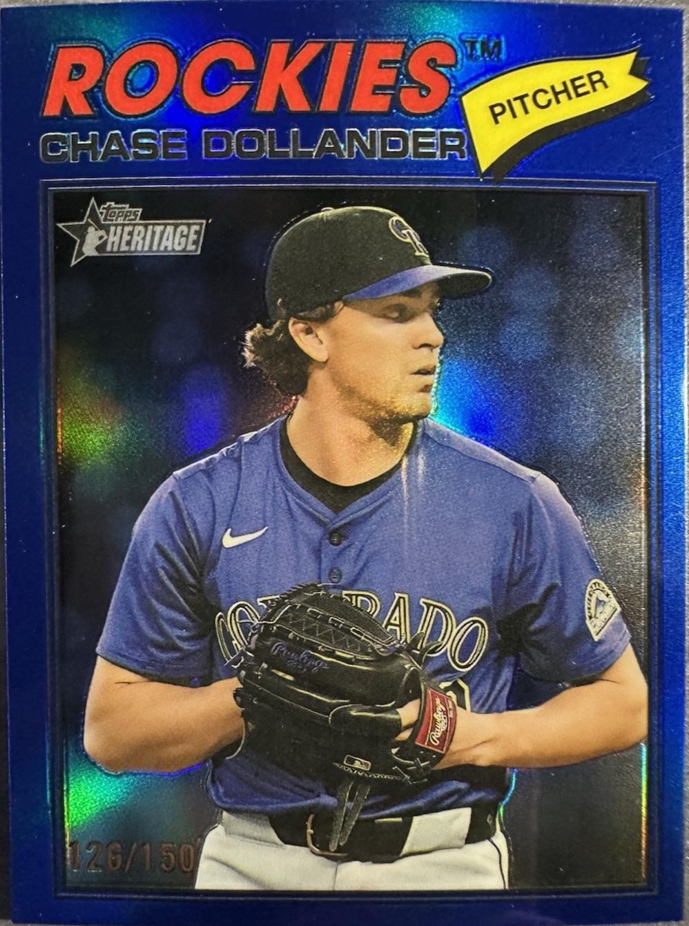 Chase Dollander [Blue Bordered Chrome] #91