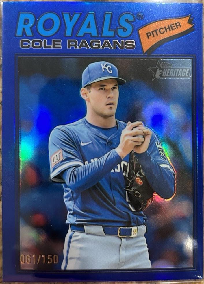 Cole Ragans [Blue Bordered Chrome] #113