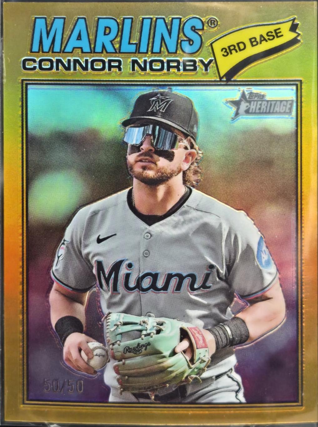 Connor Norby [Gold Bordered Chrome] #30