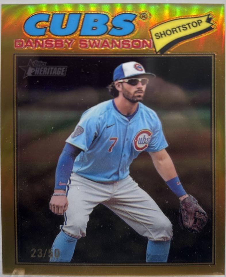 Dansby Swanson [Gold Bordered Chrome] #97