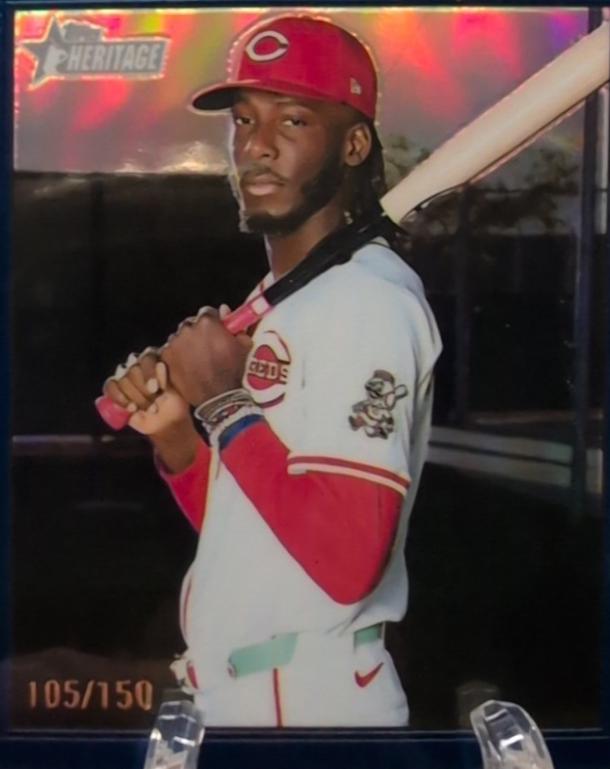 Elly De La Cruz [Blue Bordered Chrome] #70