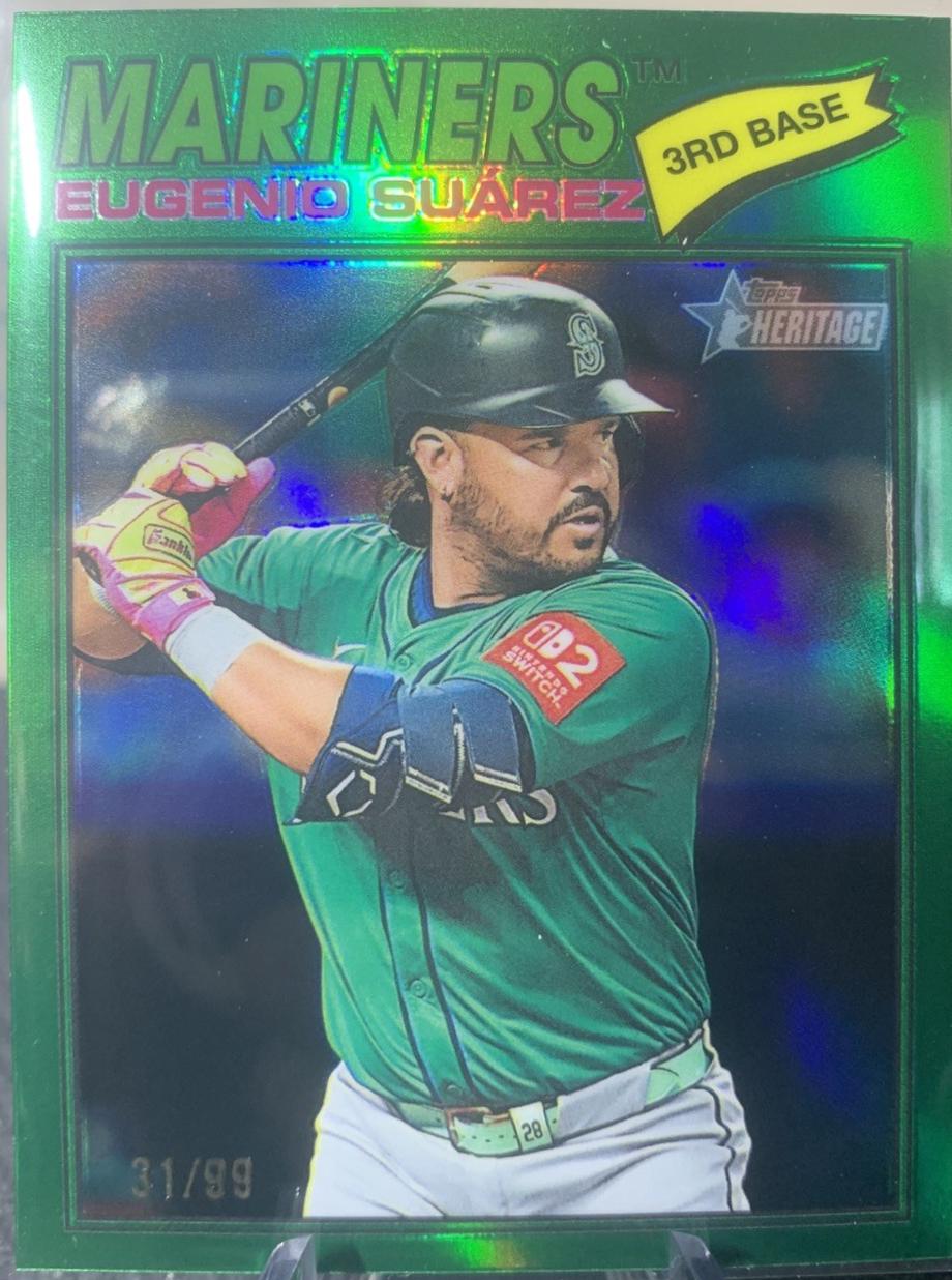 Eugenio Suarez [Green Bordered Chrome] #29