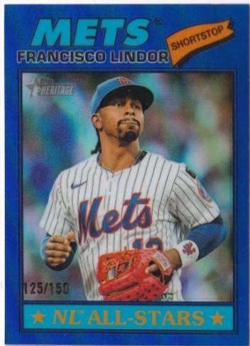 Francisco Lindor [Blue Bordered Chrome] #146