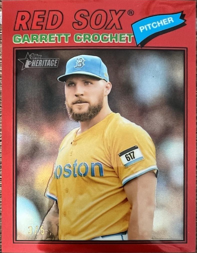 Garrett Crochet [Red Bordered Chrome] #23