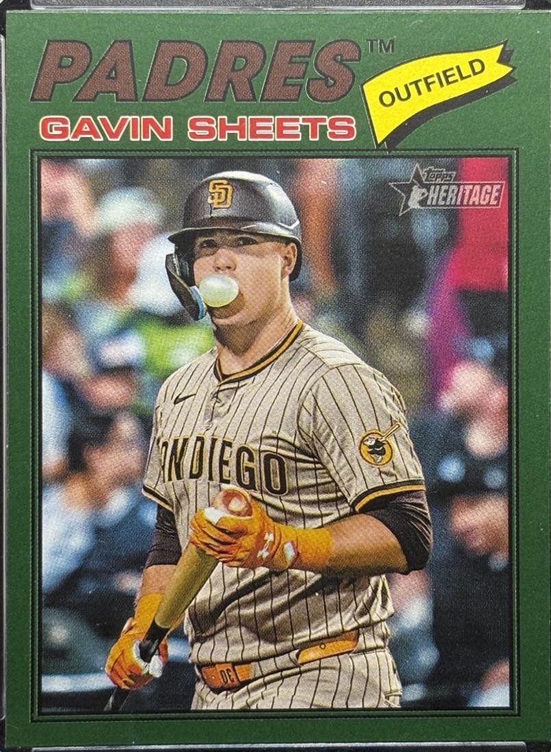 Gavin Sheets [Dark Green Bordered] #127